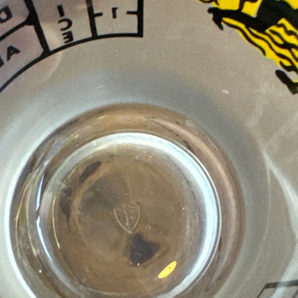 Rare Federal glass Shot glass with 2 drinking stirs all TRUE VINTAGE - Picture 6 of 6